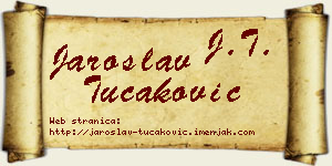 Jaroslav Tucaković vizit kartica